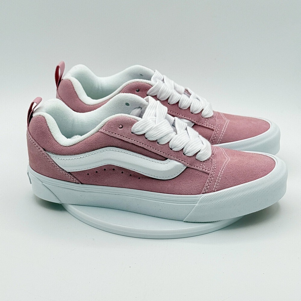 Vans Knu Skool 'Pink Dawn White' / Size 7 Juniors /NEW